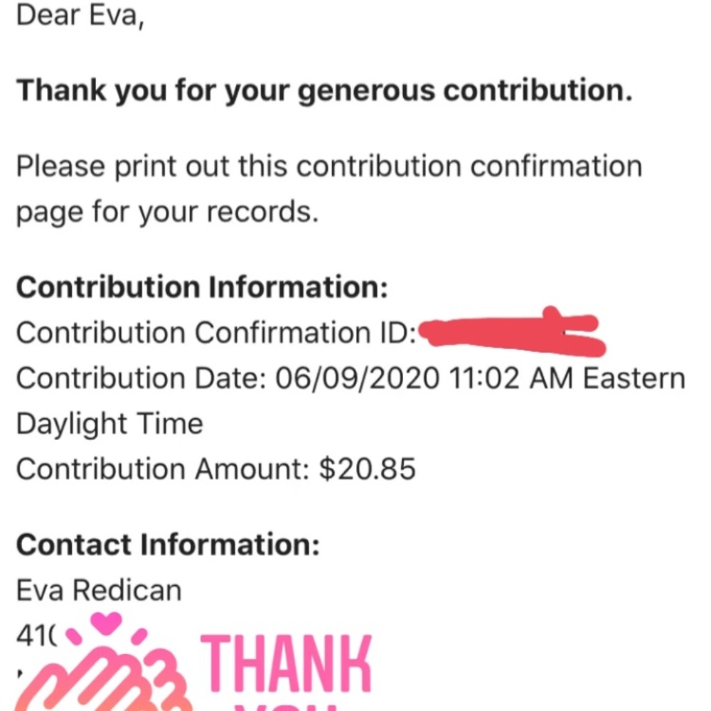 DONATIONS PROOF - Picture 2 of 4